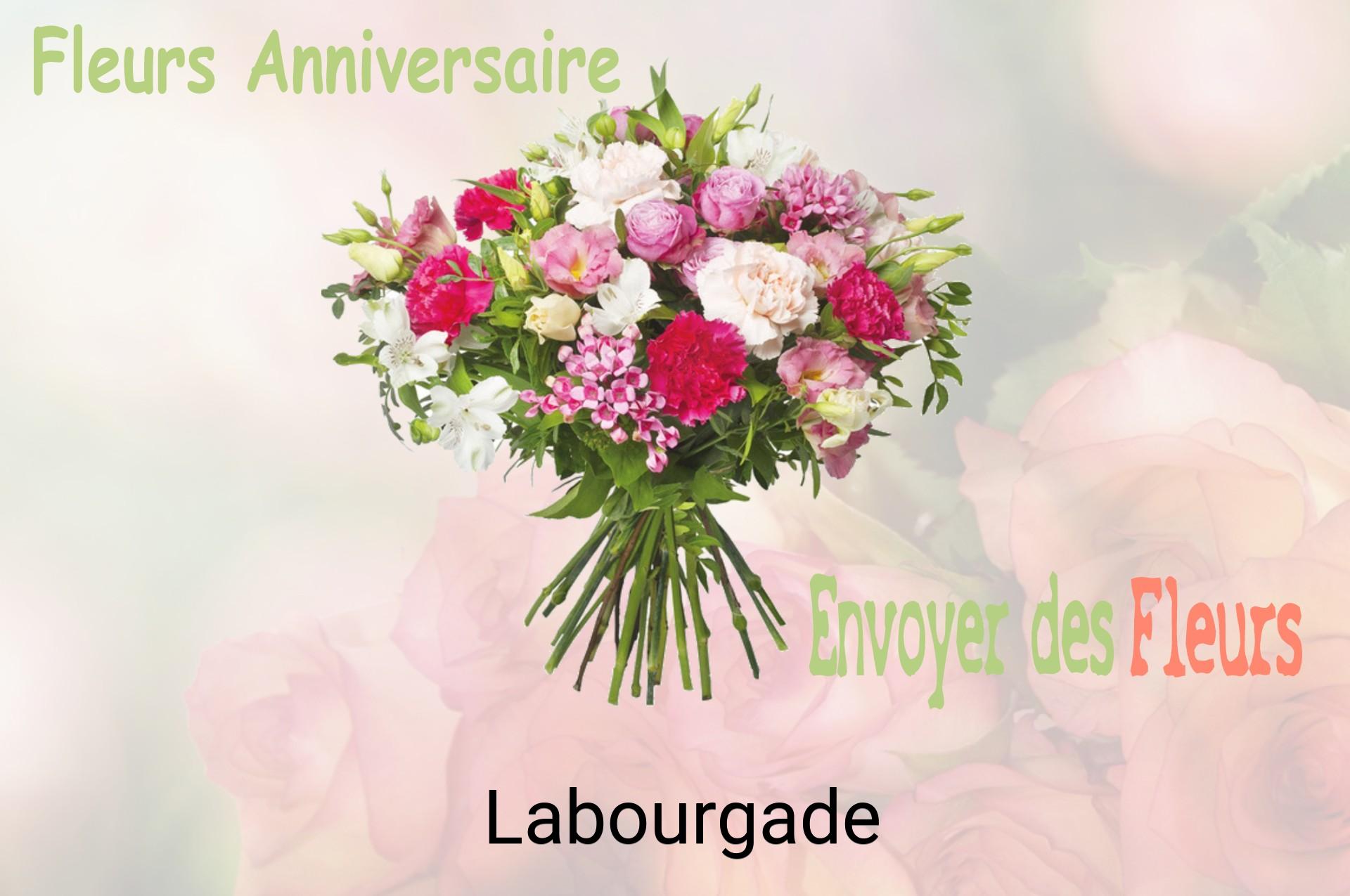 Bouquet de fleurs d’anniversaire livré à Labourgade